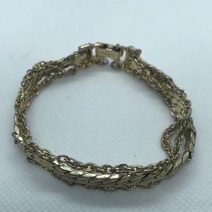 Gorgeous Vintage  signed Goldette NY bracelet